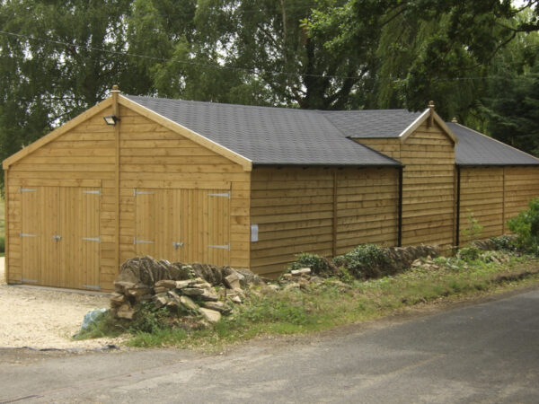 Ideal Range Double Garage Complex Felt Shingle Roof