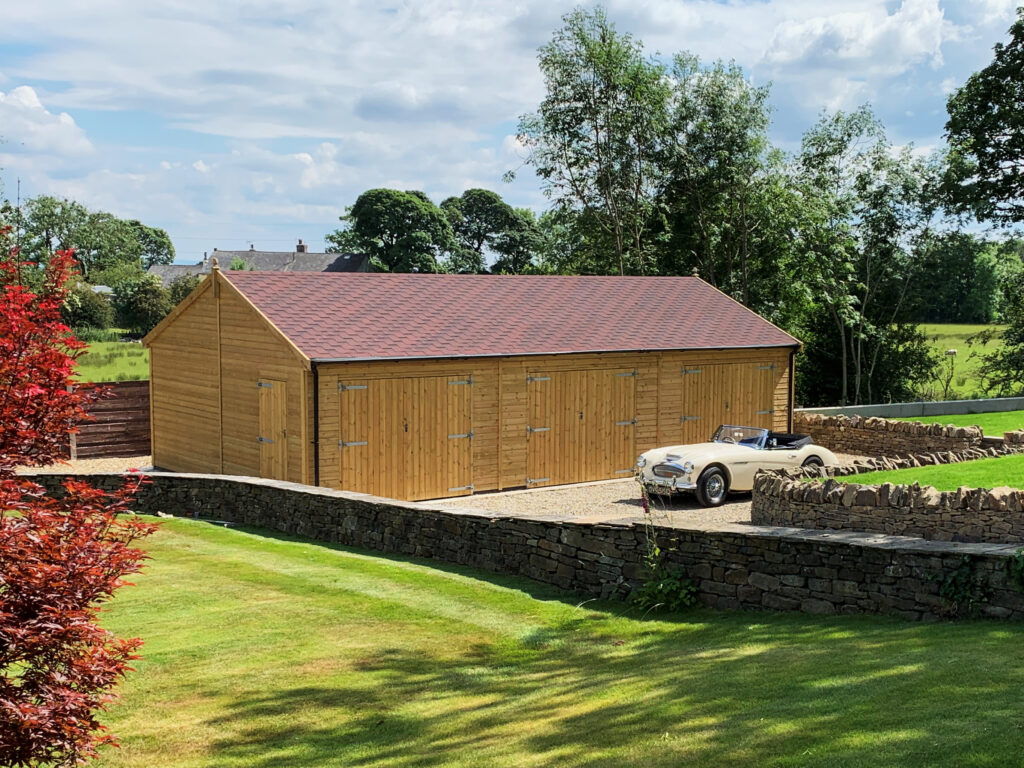 Classic Ideal Range - Triple Wooden Garage