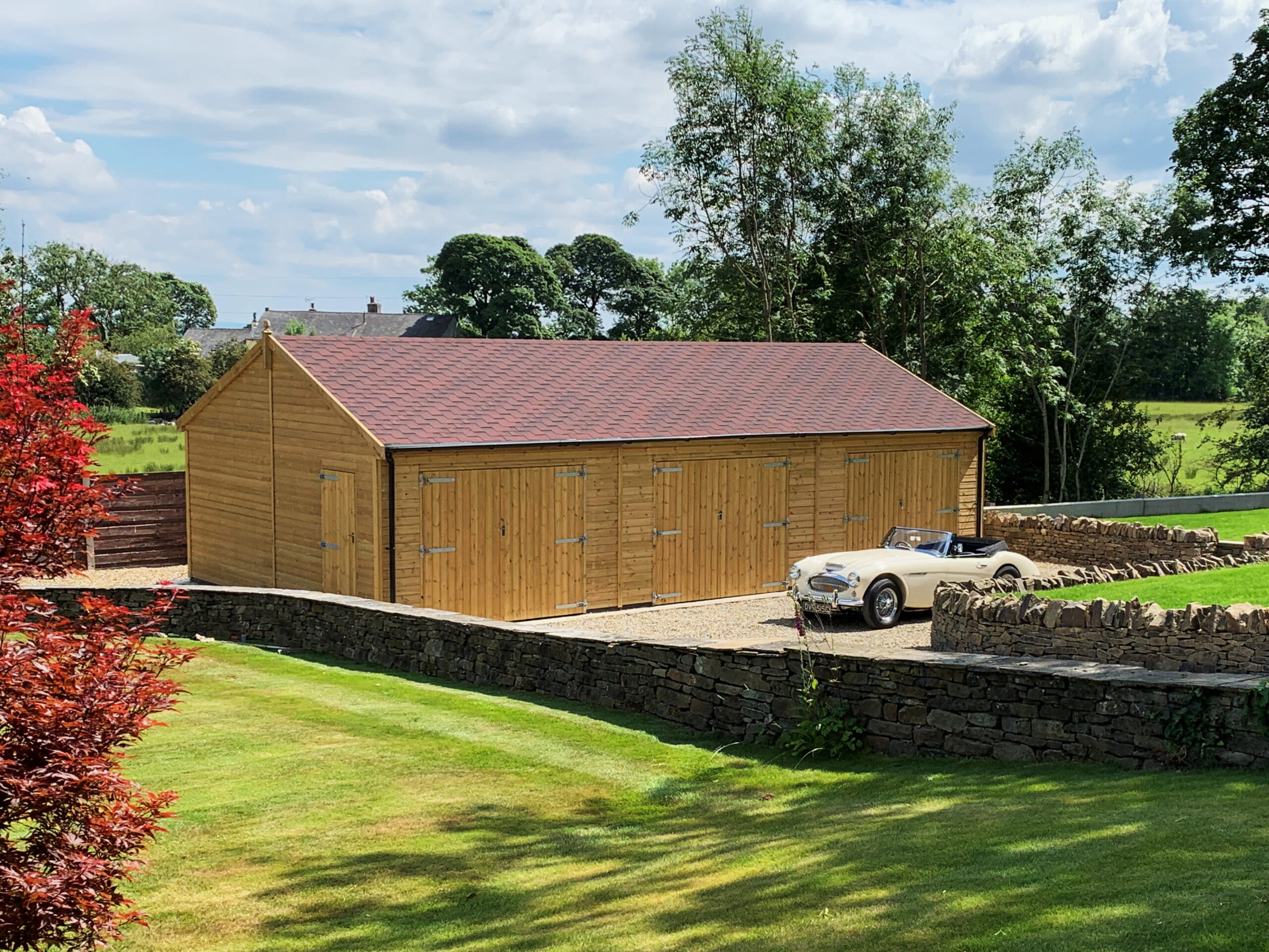 Classic Ideal Range - Triple Wooden Garage